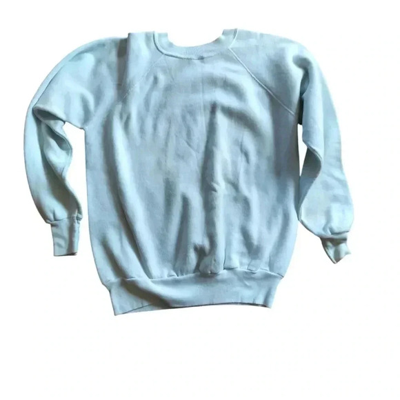 Vintage 80's 90's Raglan Crewneck Sweatshirt Cartoon Babe Hallmark - Picture 3 of 7